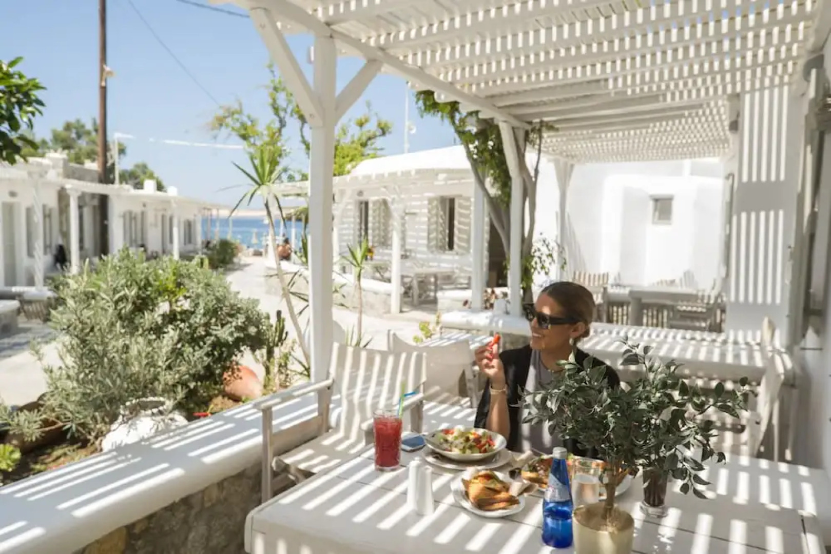 Agia Anna on the beach