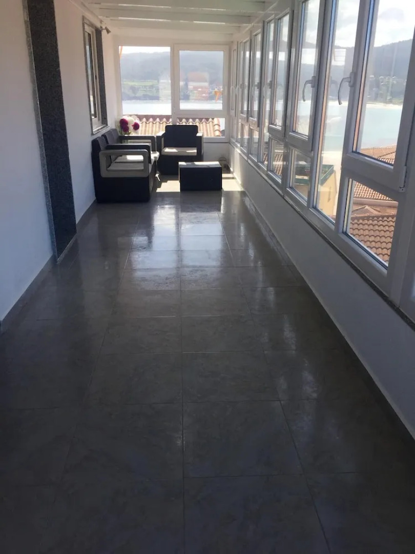 Apartment With 2 Bedrooms in Laxe, With Wonderful sea View and Furnish