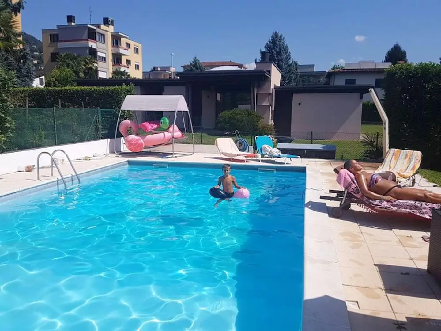 Villa With one Bedroom in Caslano, With Wonderful Mountain View, Pool