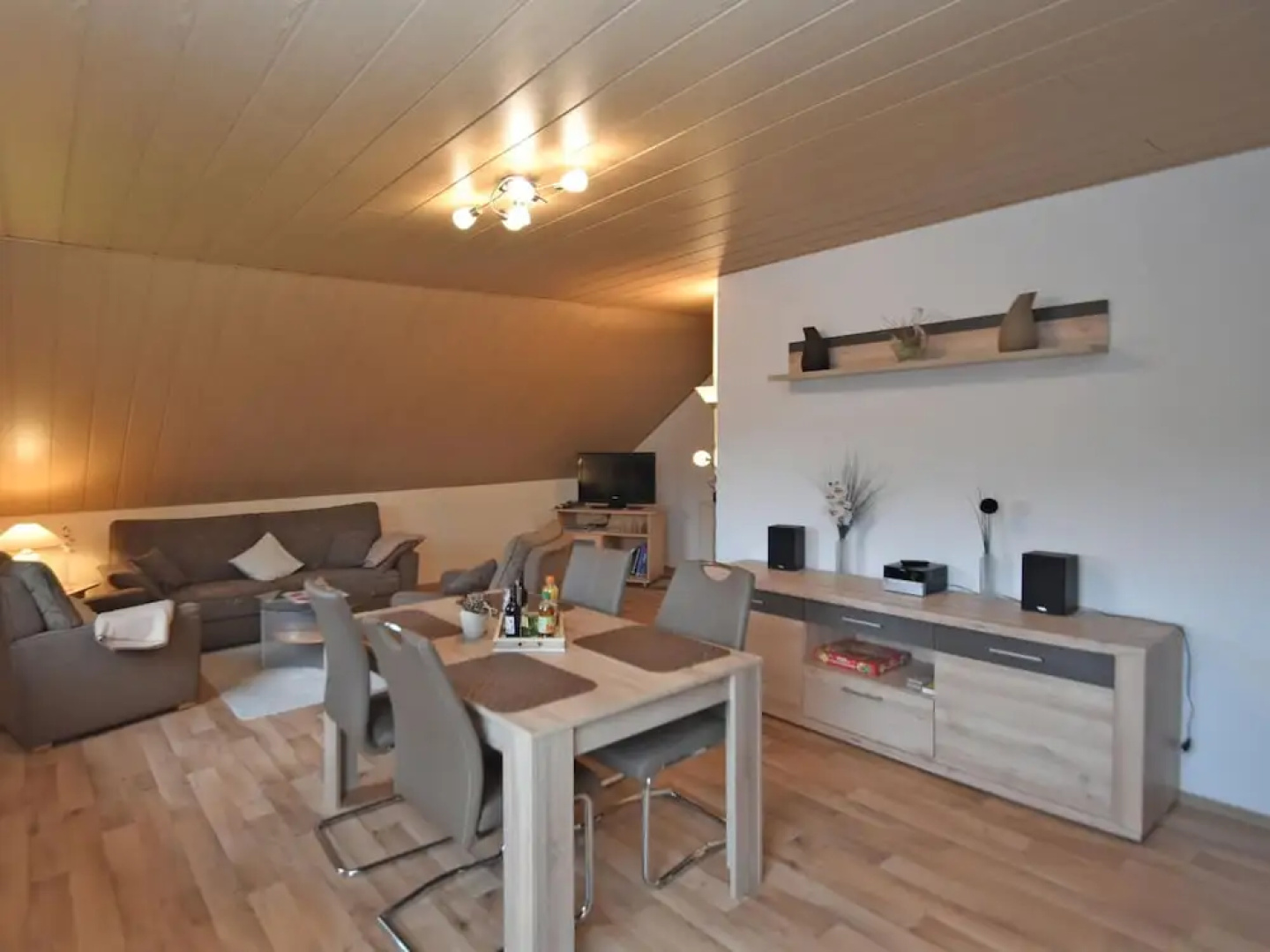 Apartment in Merlsheim mit Garten