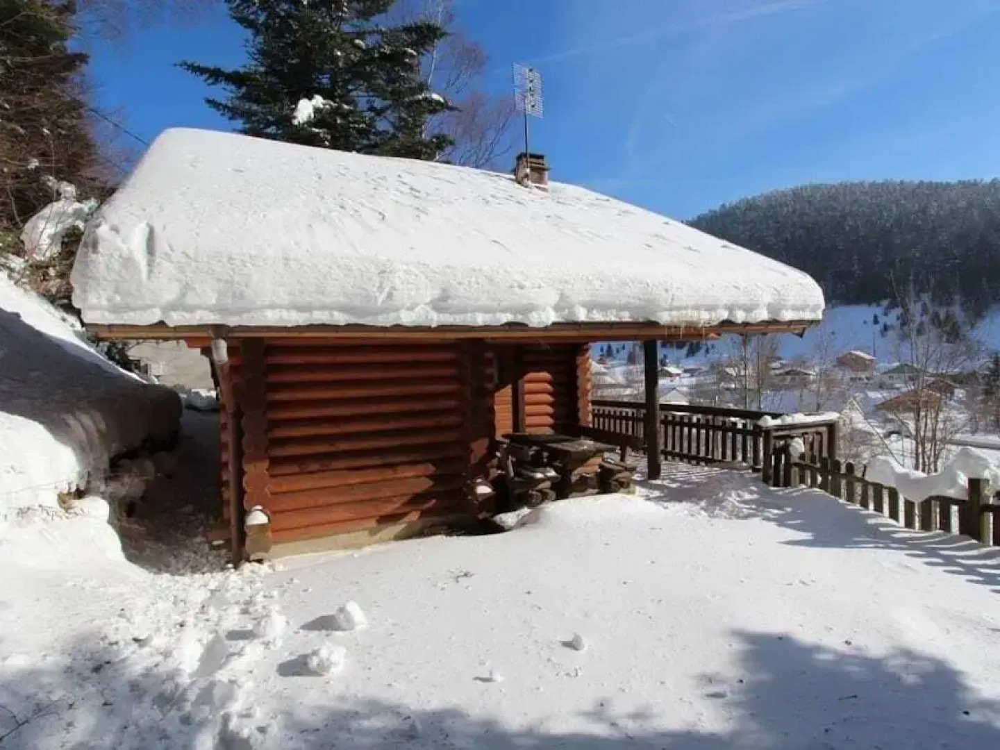 Chalet individuel en Rondins Vologne 3 chambres