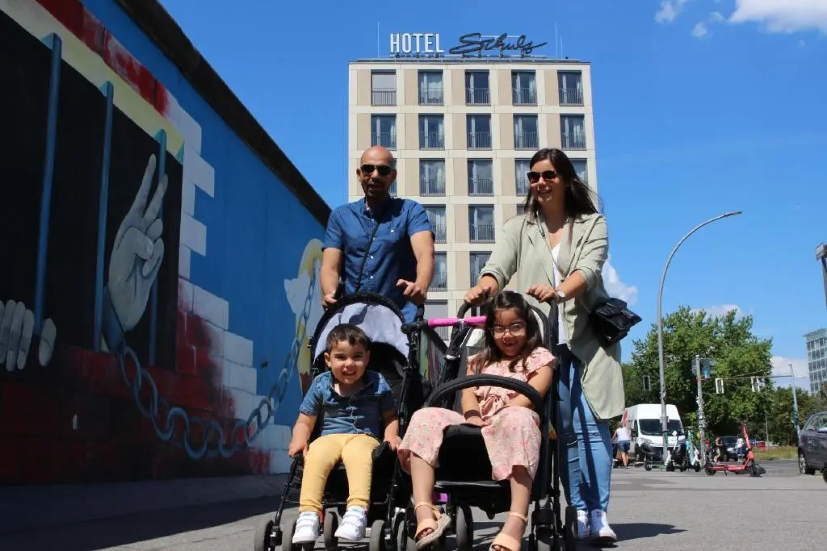 Schulz Hotel Berlin Wall at the East Side Gallery