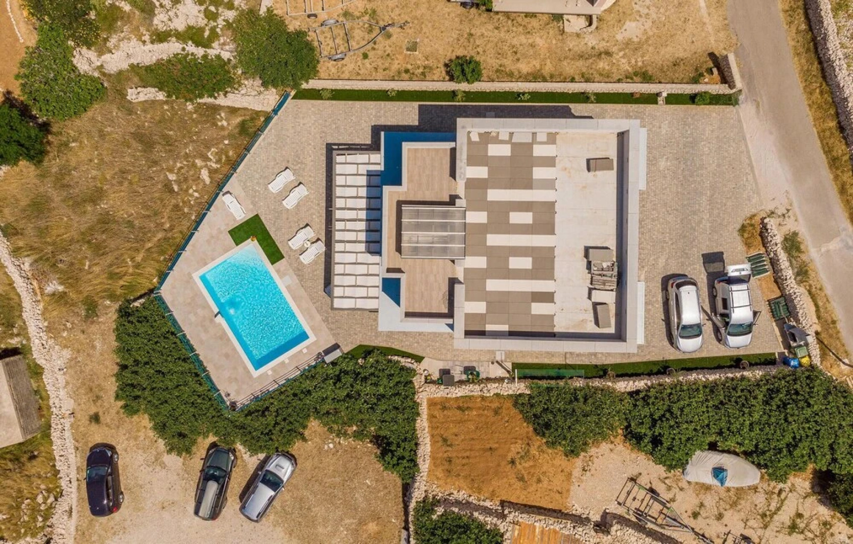 Beautiful Apartment in Kustici, Novalja With Outdoor Swimming Pool, Heated Swimming Pool and 2 Bedrooms