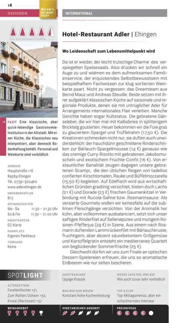 Hotel Restaurant Adler