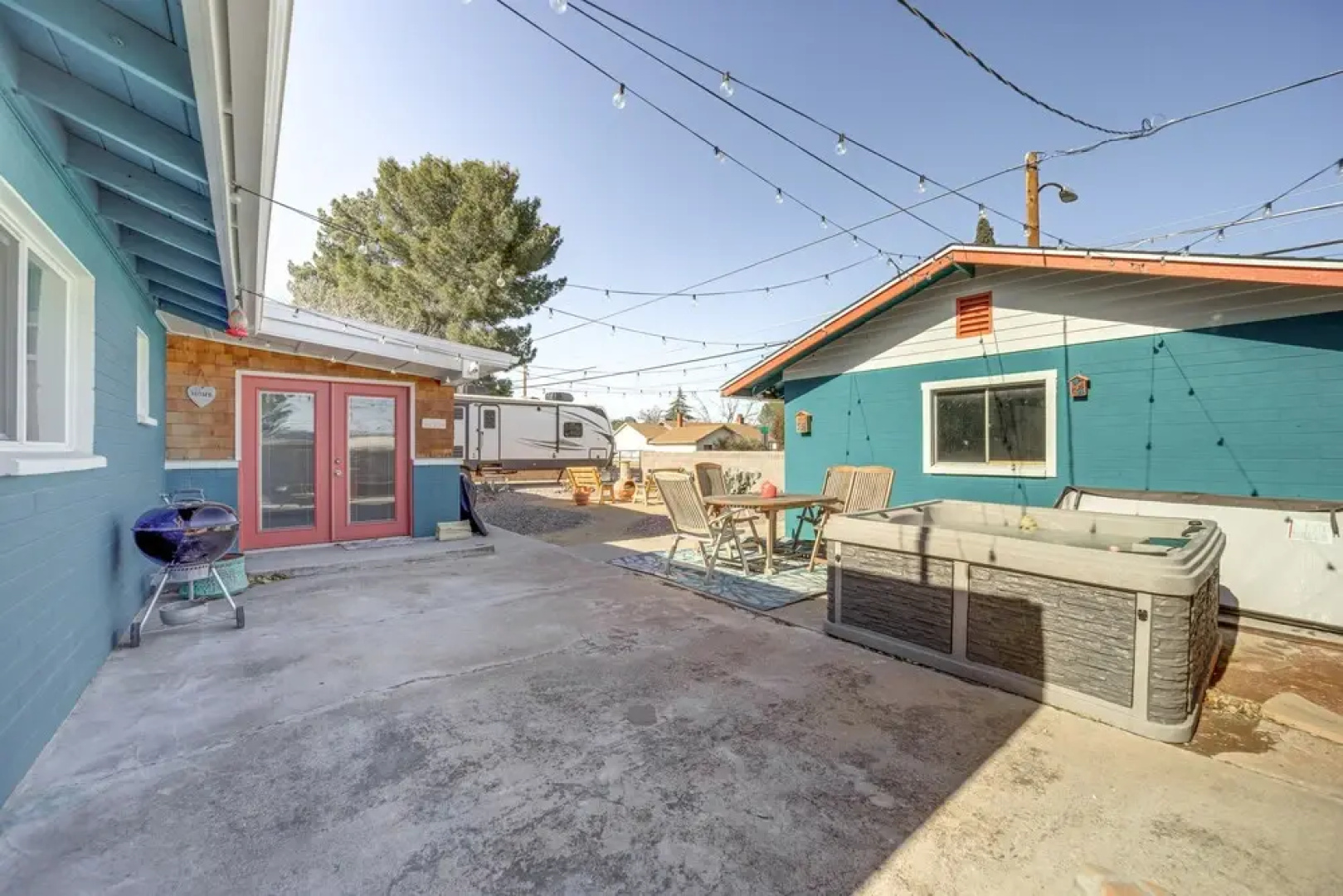 Artsy Cottonwood Home w/ Hot Tub, Walk to Wineries
