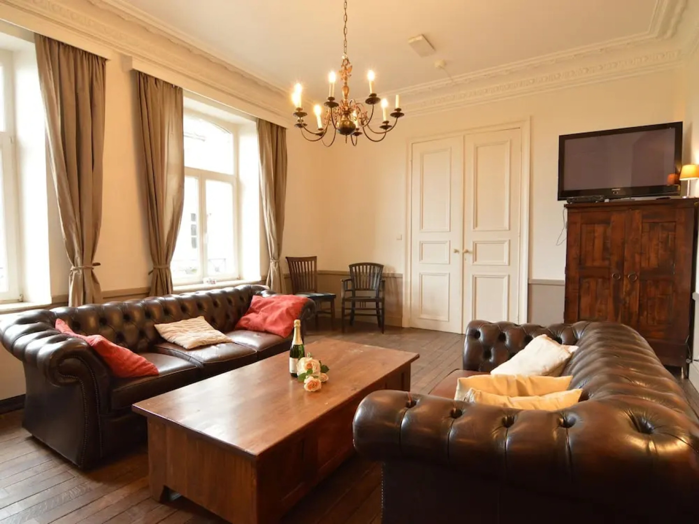 At the Edge of a Nice Village, This Beautiful Castle