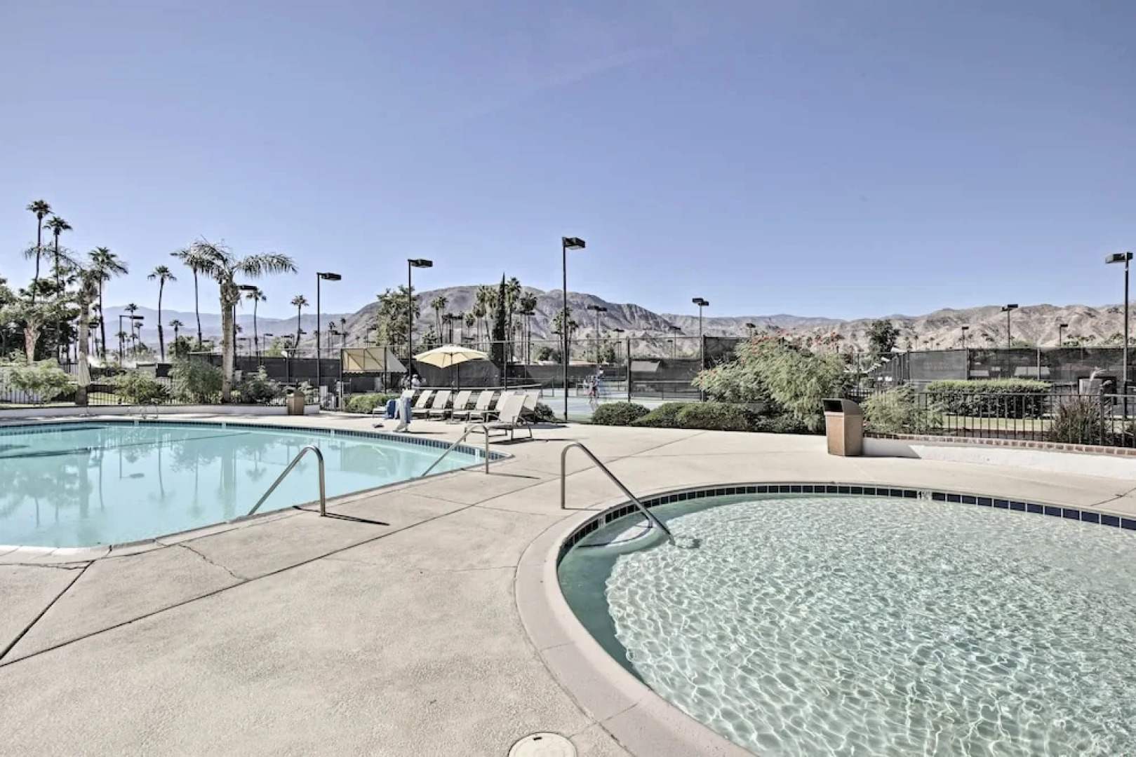 Rancho Las Palmas Resort Condo: Golf, Swim & Play!
