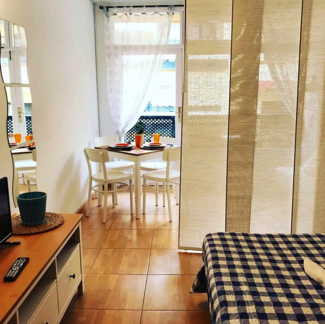 Studio in Puerto de la Cruz, With Wonderful sea View, Furnished Balcony and Wifi Near the Beach