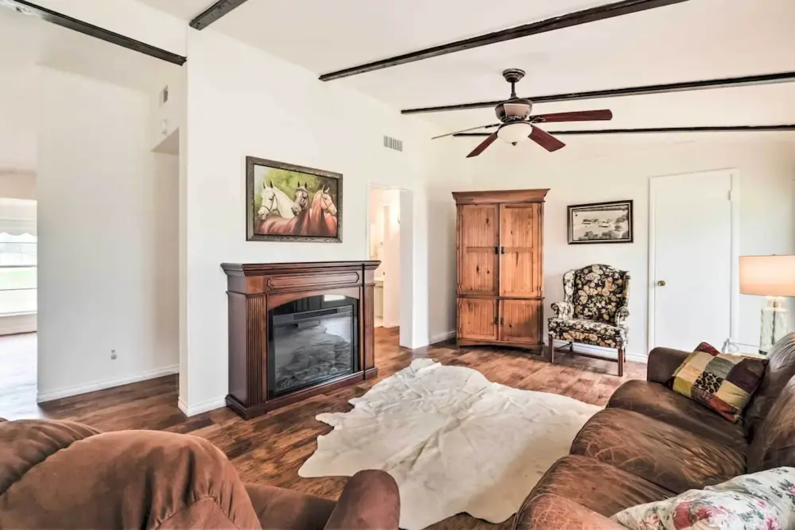 On Scenic 60-acre Farm: Carmine Cottage w/ Porch