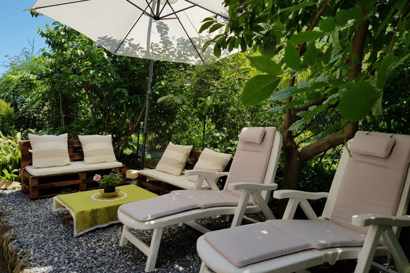 Margherita among vineyards