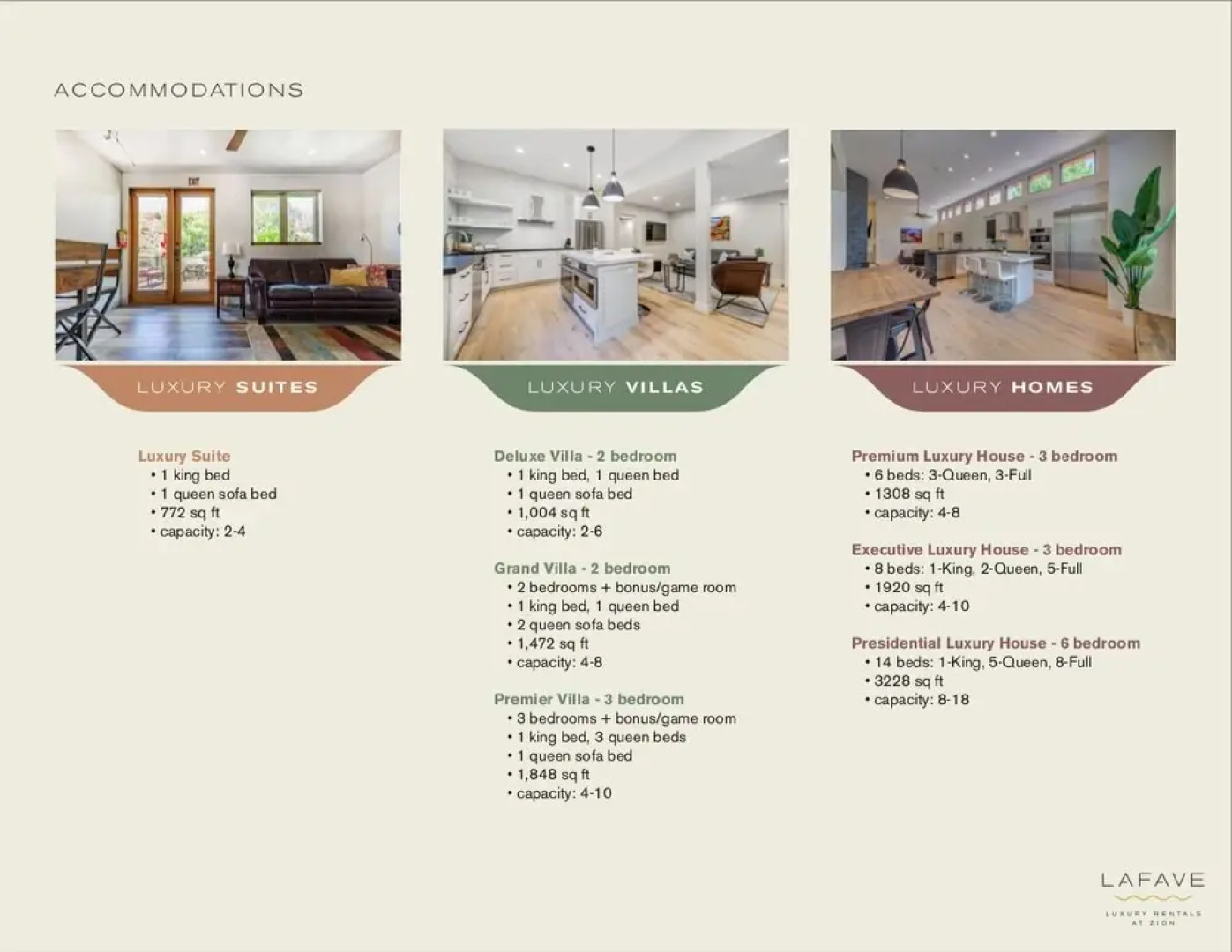 LaFave: Luxury Rentals at Zion