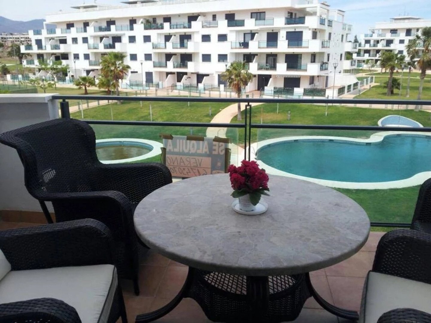 Apartment With 2 Bedrooms in Almería, With Pool Access and Enclosed Ga