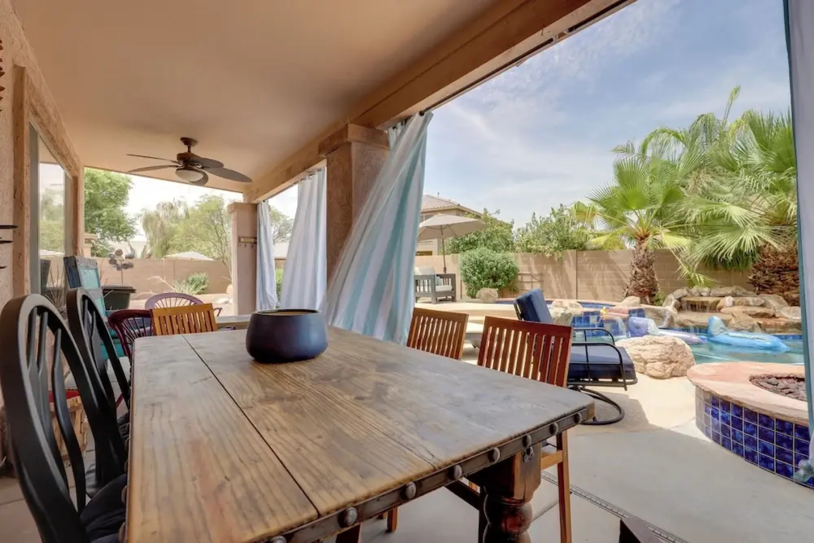 Maricopa Desert Oasis: Fenced Yard w/ Hot Tub