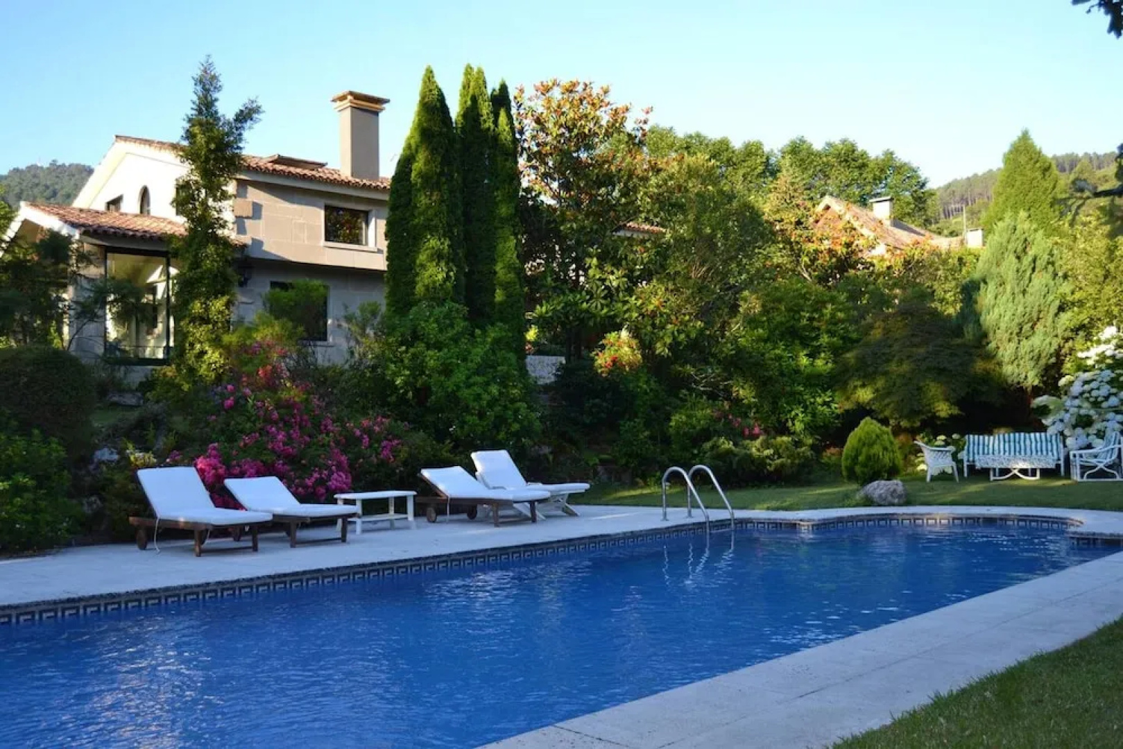 Villa With 6 Bedrooms in Pontevedra, With Private Pool, Enclosed Garden and Wifi - 5 km From the Beach