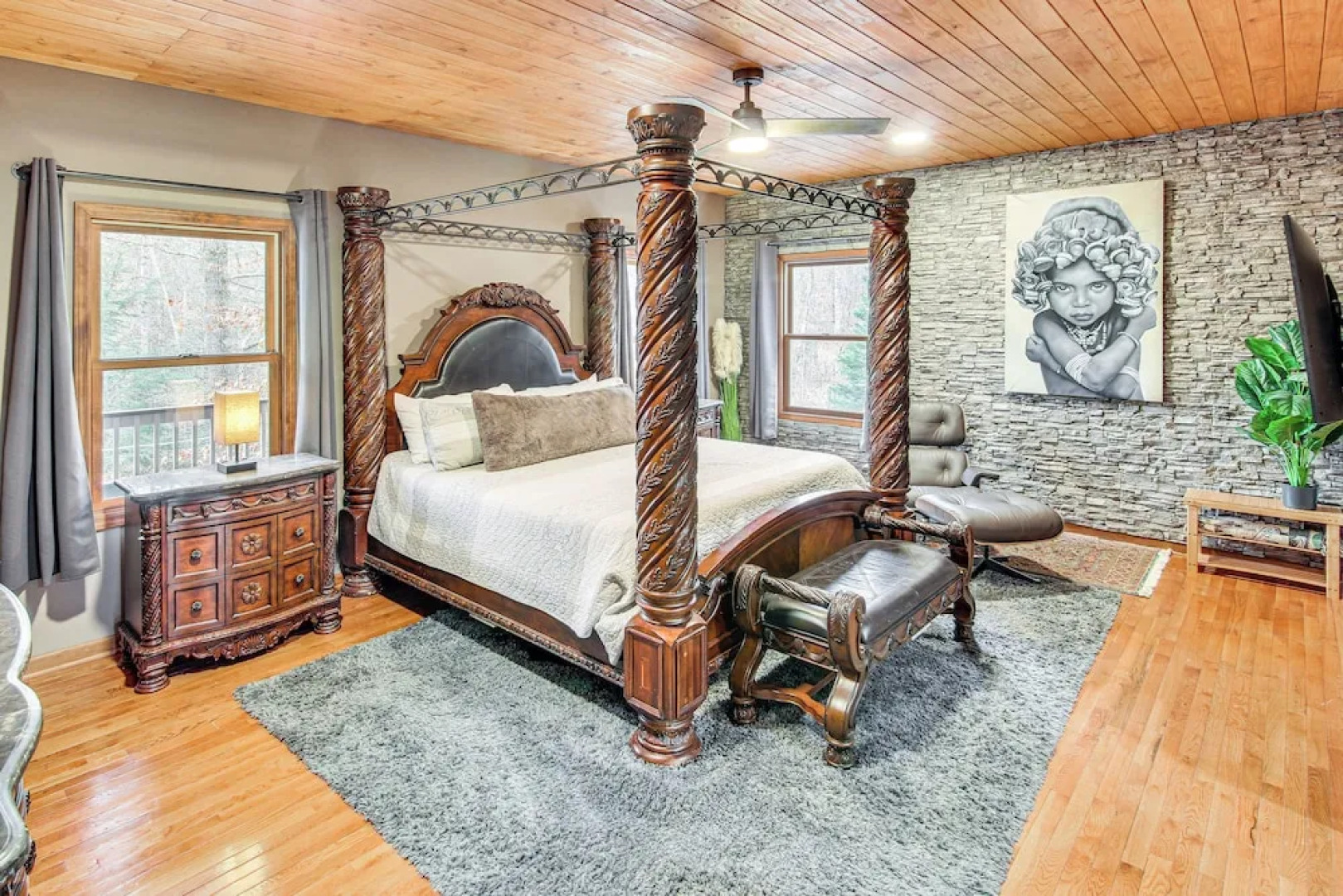 Riverfront Lake Lure Lodge w/ Deck on 13 Acres