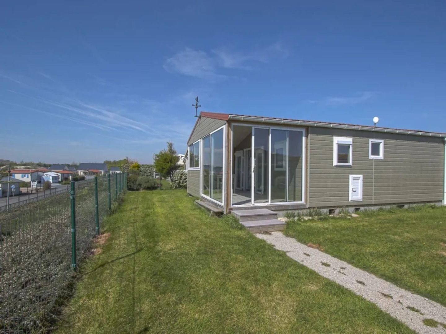 Holiday Chalet in Private Residence With Swimming Pool, Near the sea