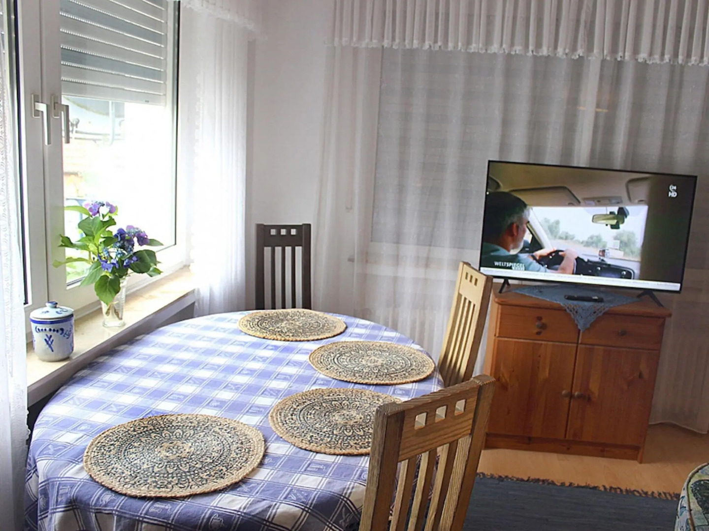 Lovely apartment in Blomberg with a garden