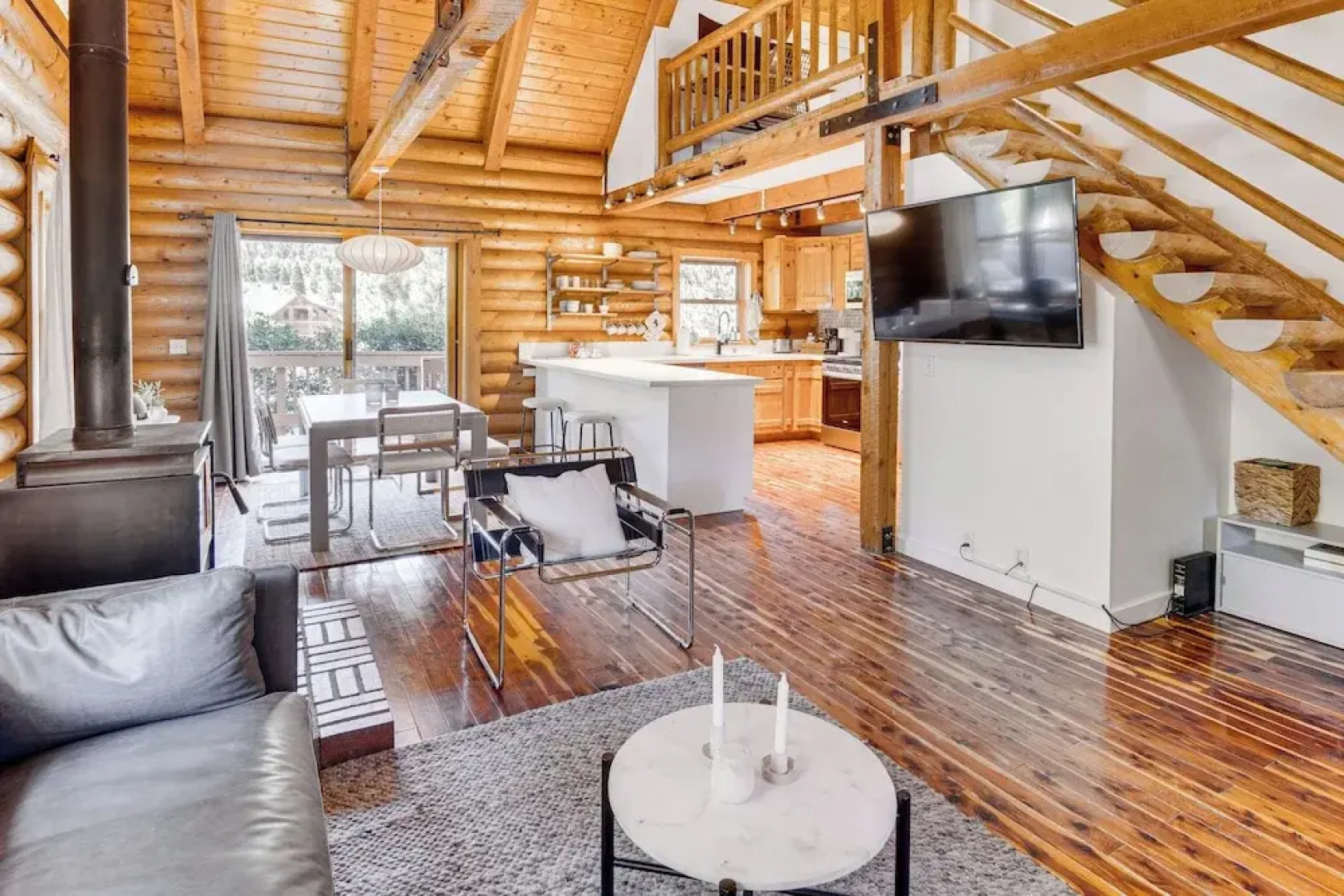 Community Pool: Modern Cabin in Pine Mountain Club