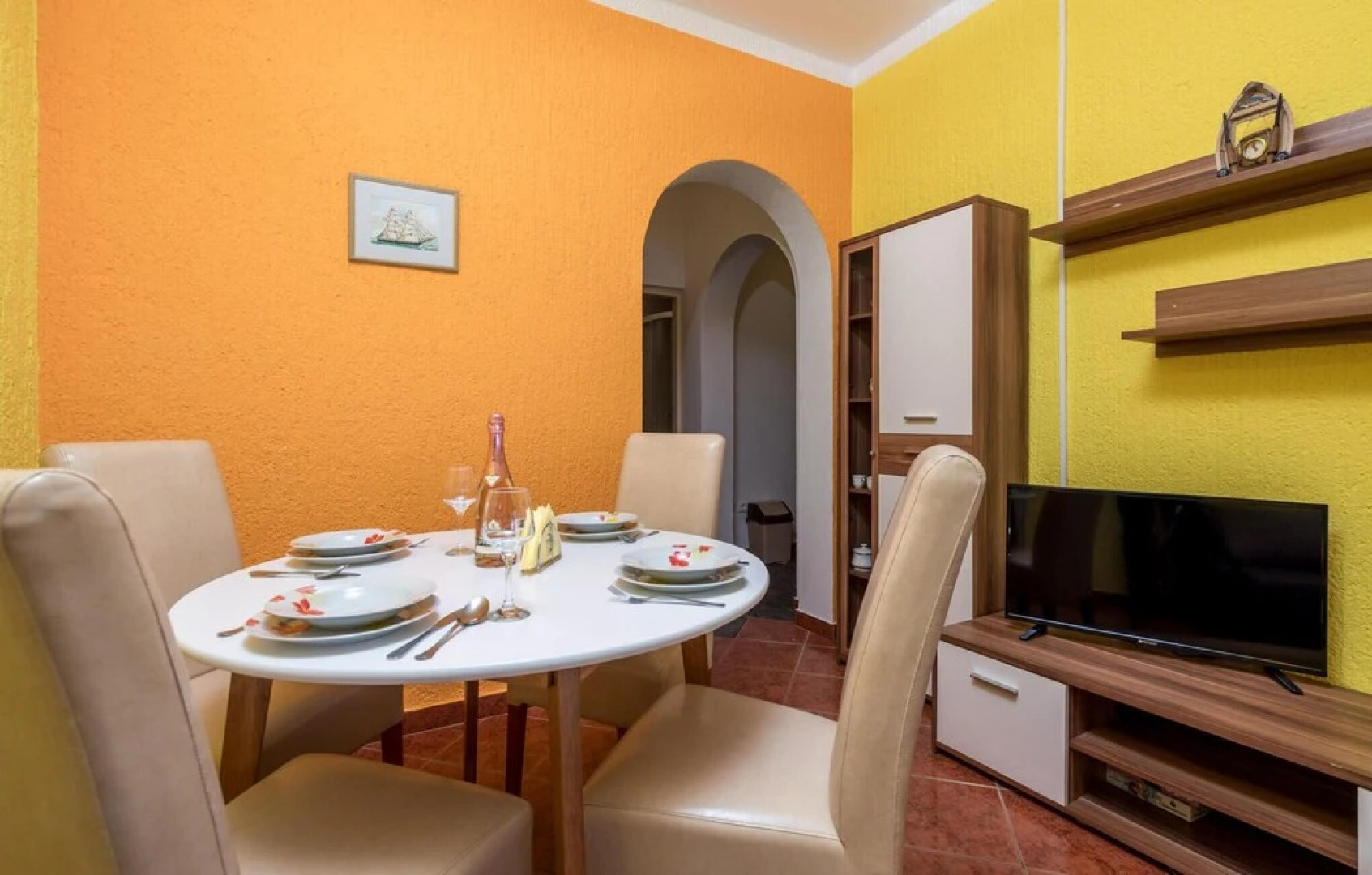 Awesome Apartment in Baric Draga With 1 Bedrooms and Wifi