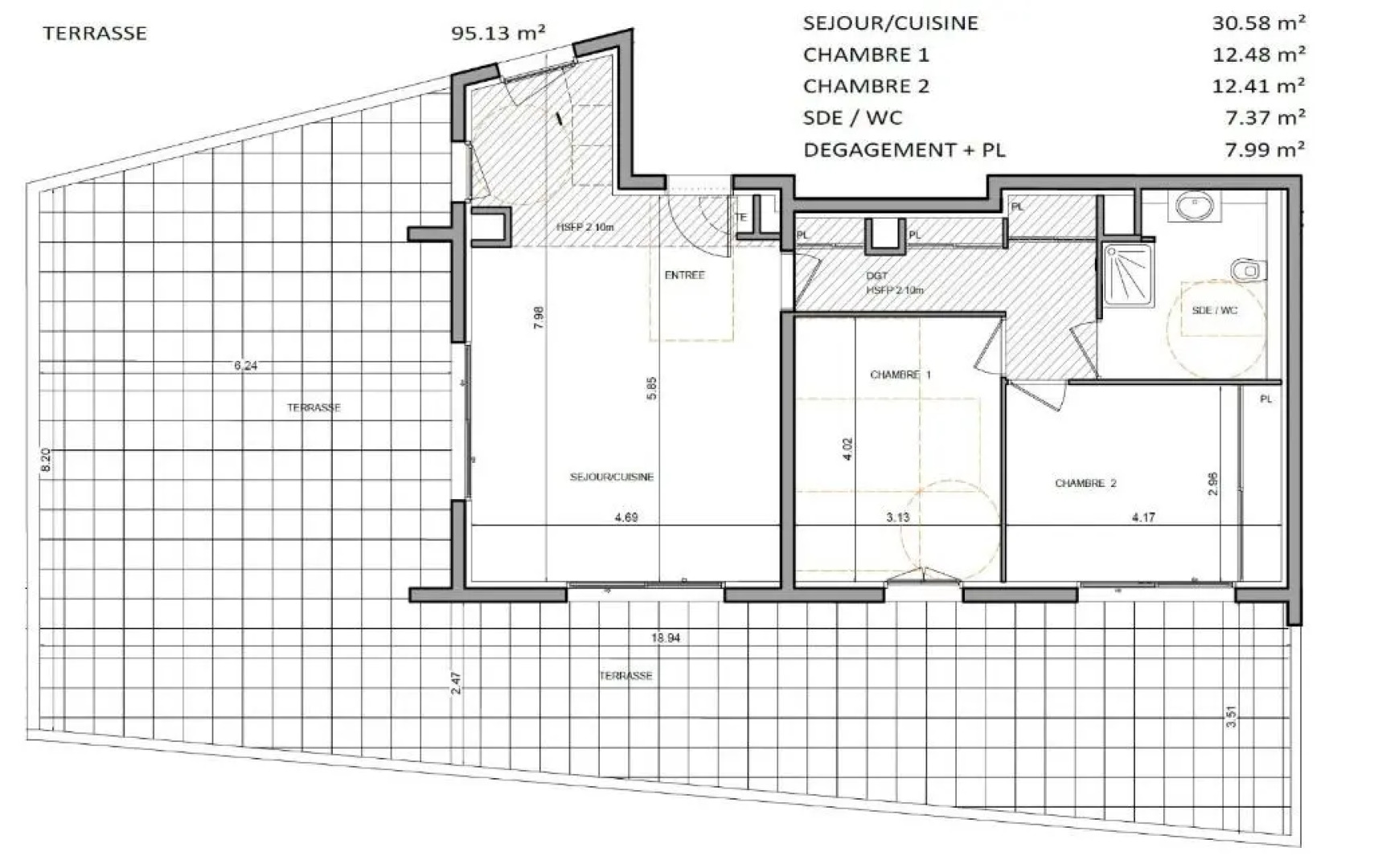 Monaco view, pool, garage, 100 m2 terrace
