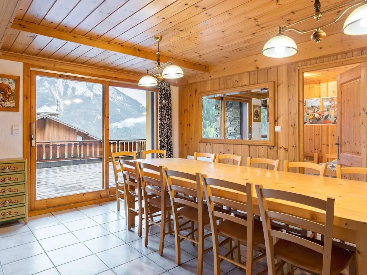 10-pers. Holiday Home With Sauna Near Center of Champagny