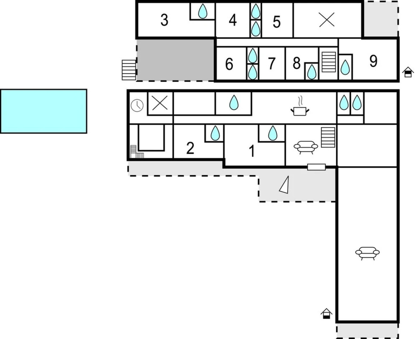 Stunning Home in St Negricani With 9 Bedrooms