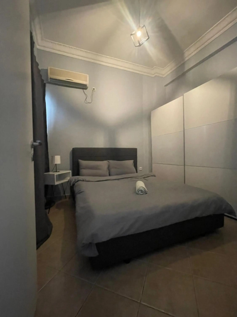 Roof garden apartment near Piraeus port & metro st