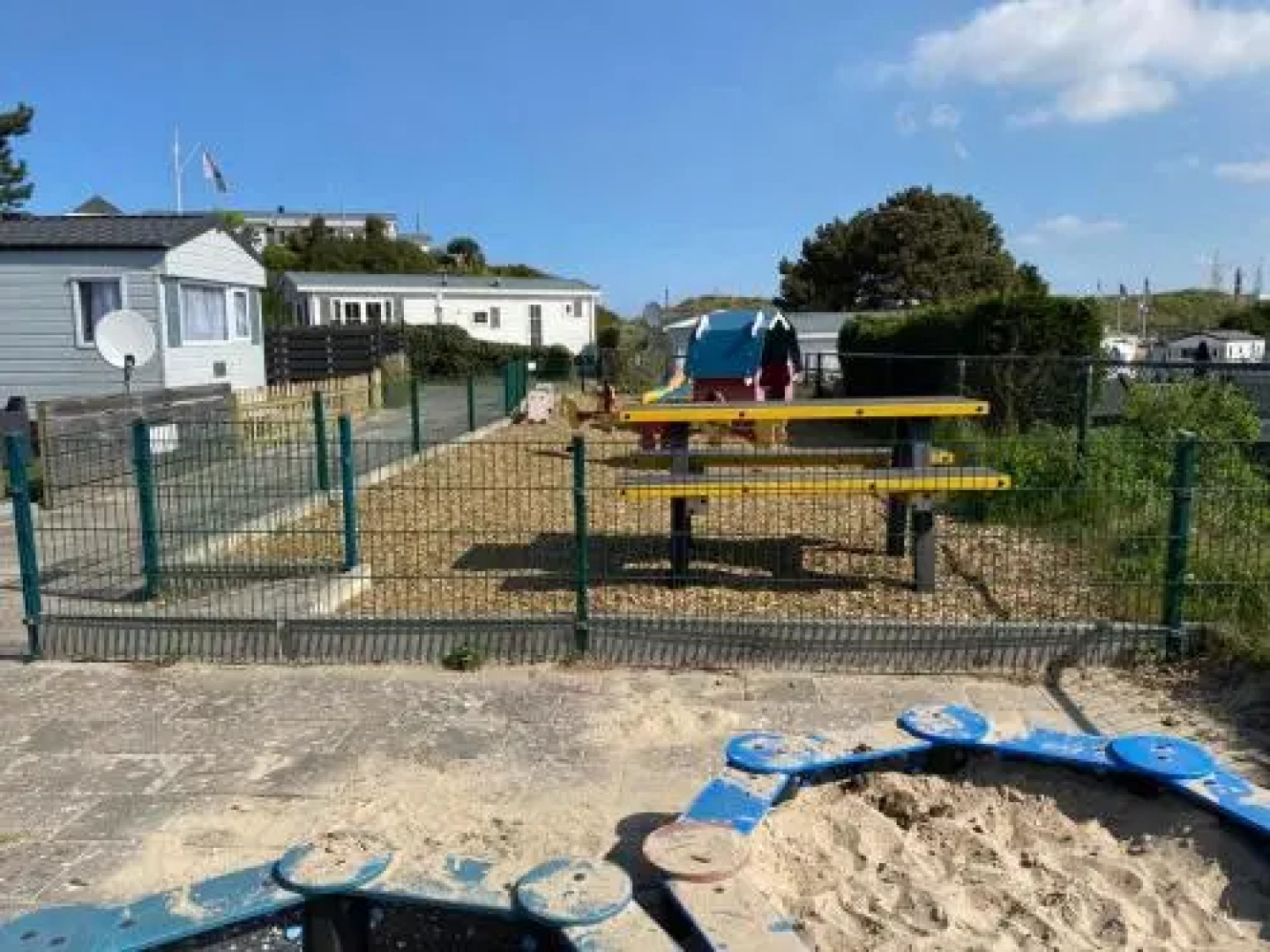 Caravan in IJmuiden op camping Duindoorn