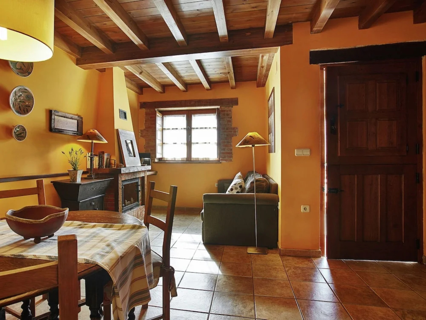 Inviting Mansion in Nava With Swimming Pool