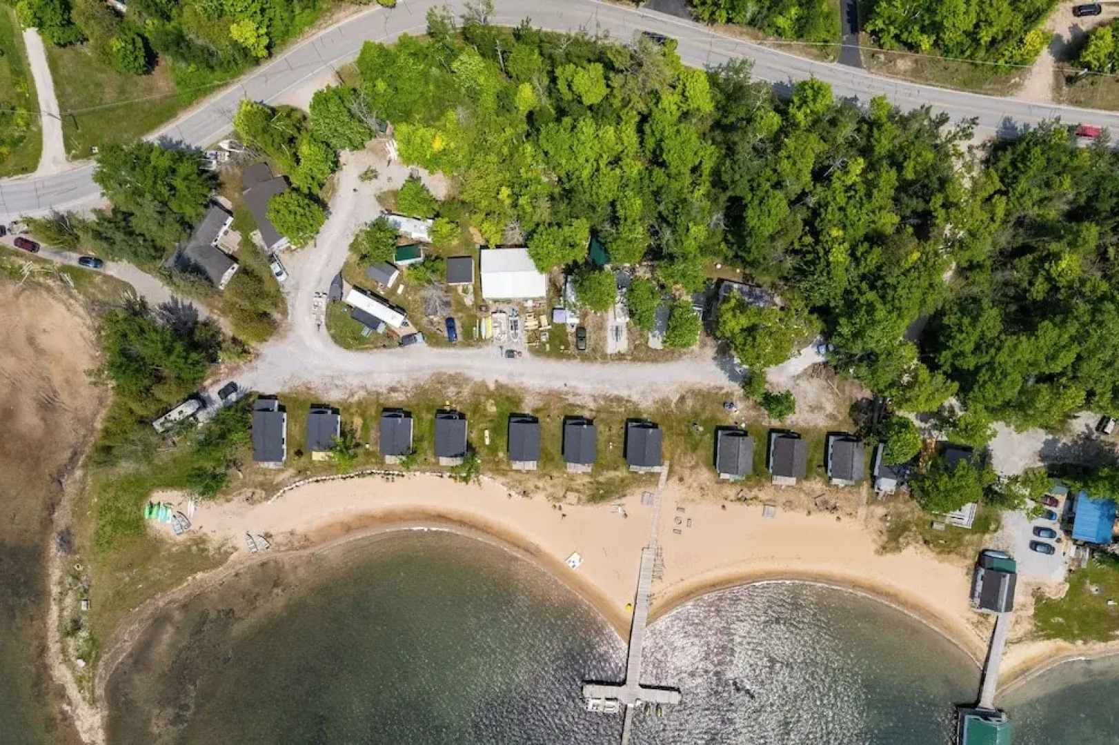 Sandy Beach & Sunset Views: Cedarville Cabin!
