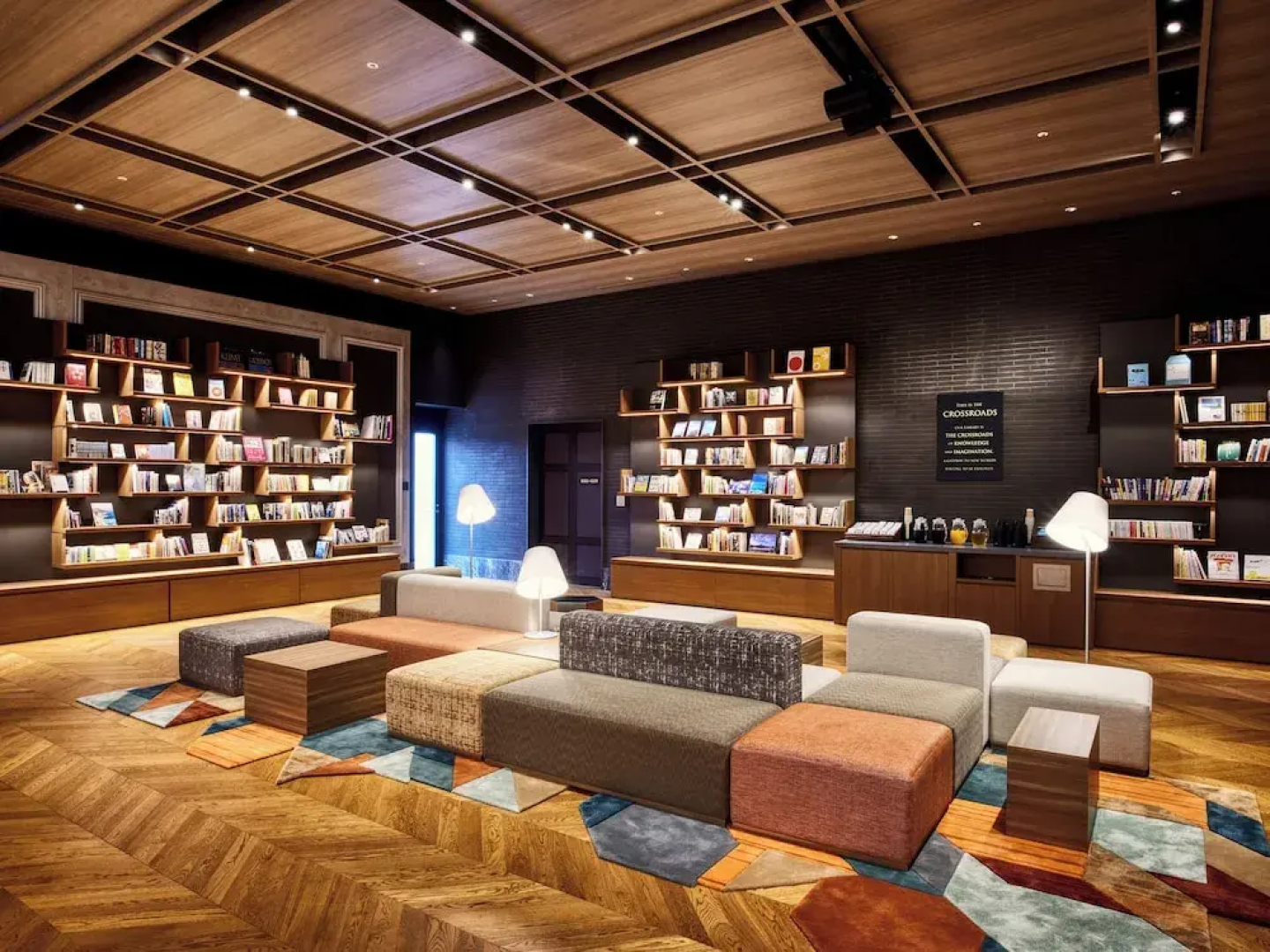 IN THE LIBRARY hotel and books TOKOROZAWA