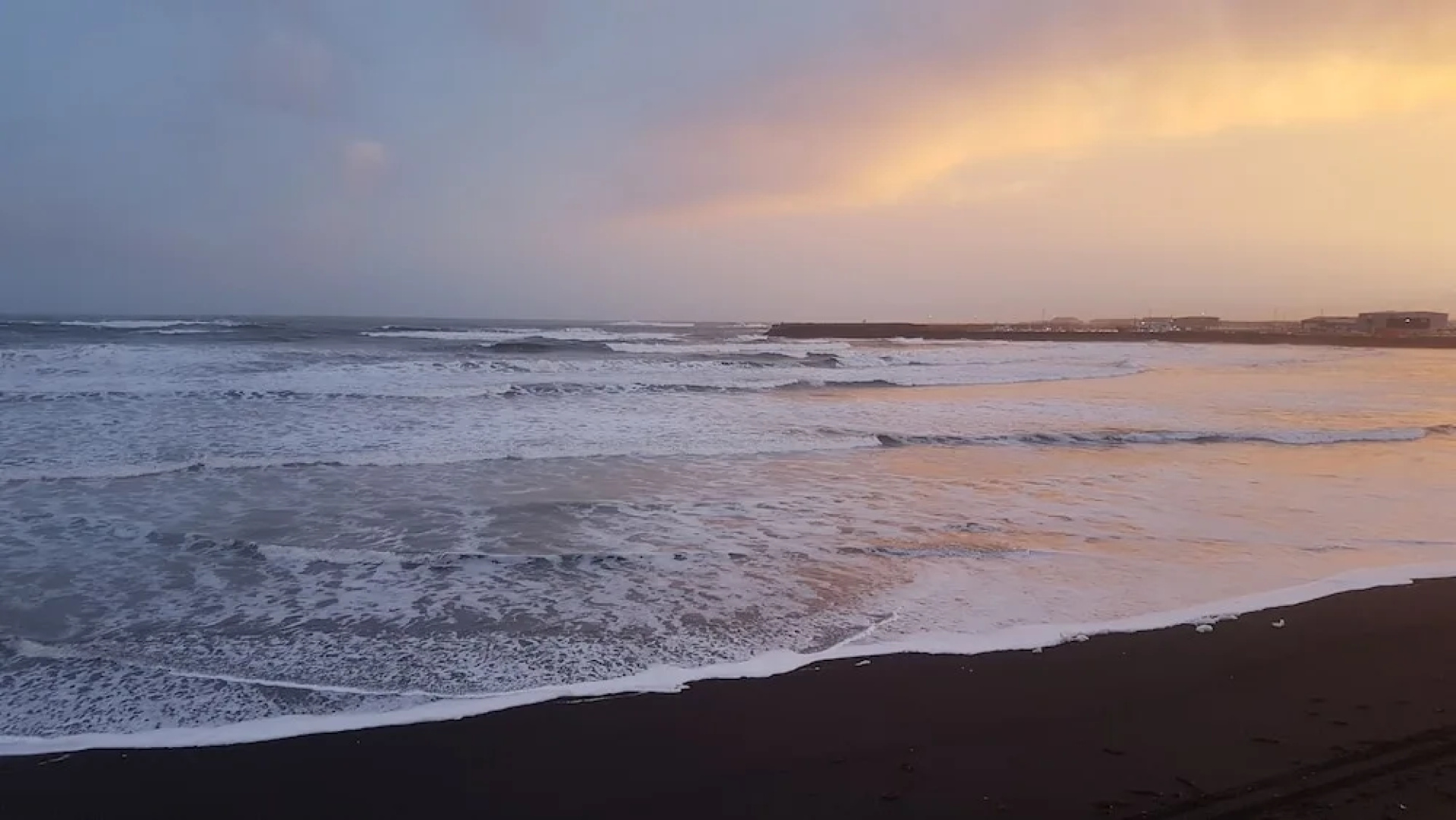 Black beach cottage