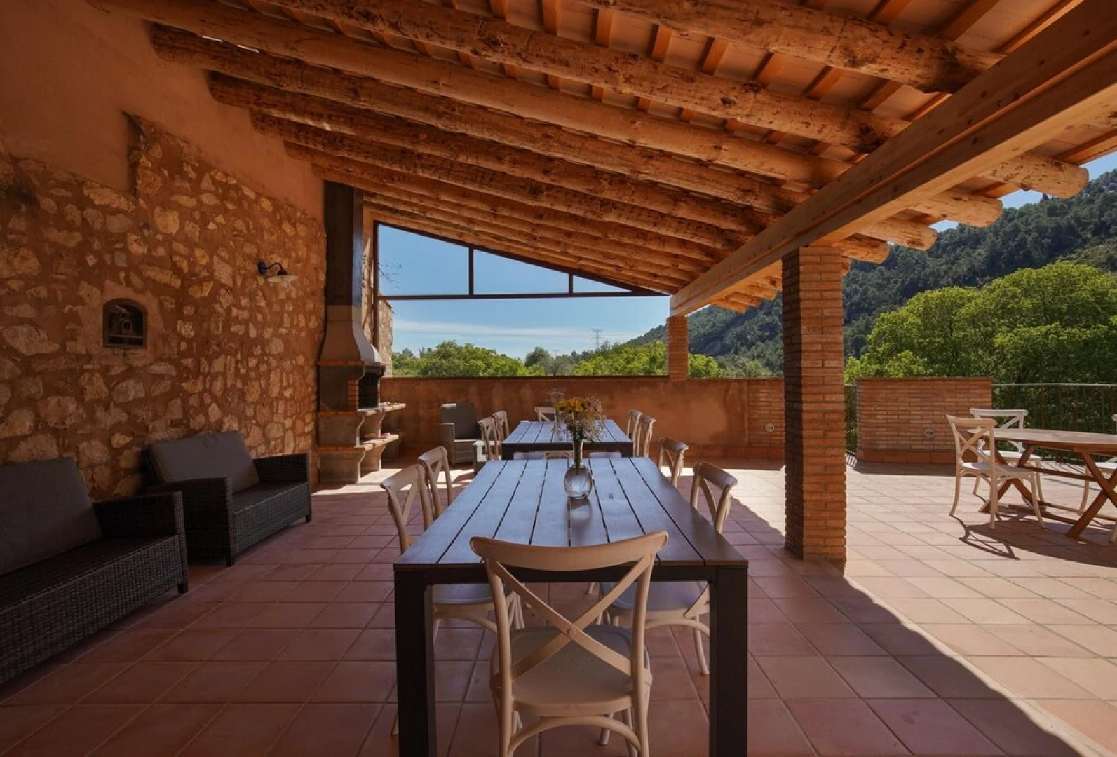 Apartment With 2 Bedrooms in Orpí, With Wonderful Mountain View, Shared Pool and Wifi