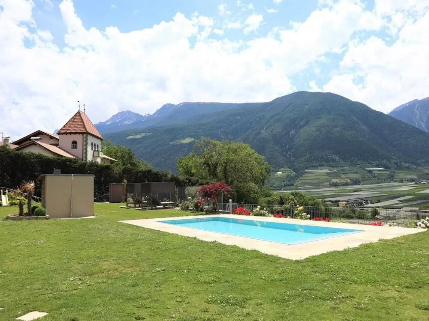 Apartment in Goldrain With Pool & Mountain Views