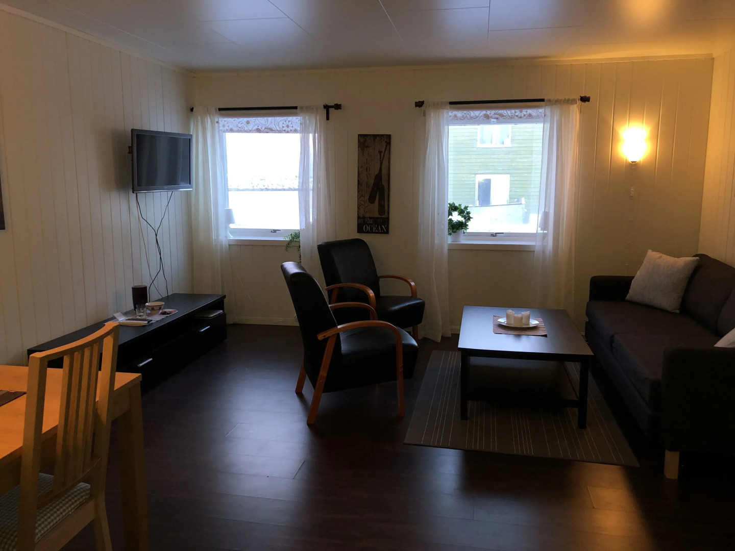 Midnattsol rom og hytter