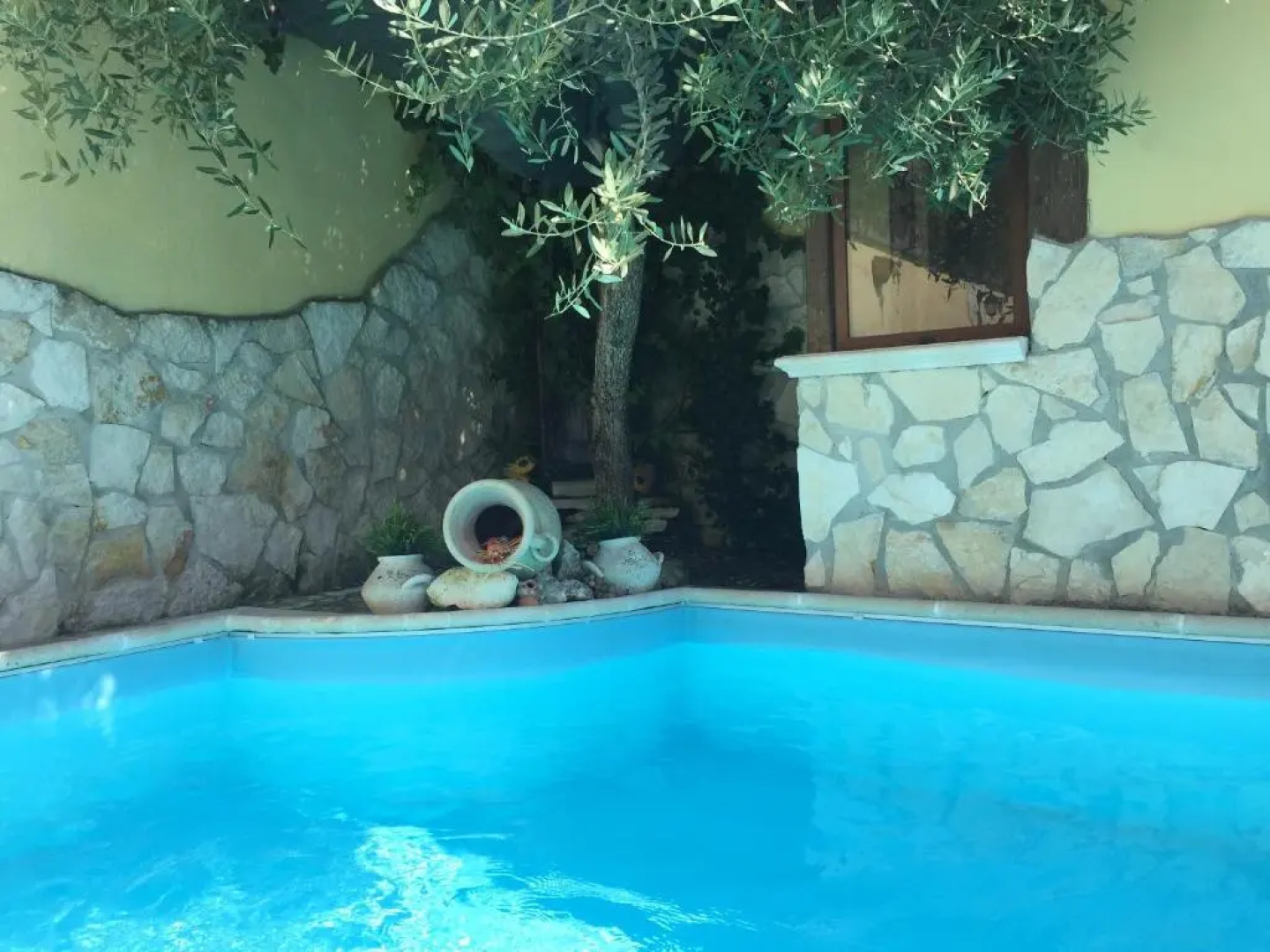 2 bedrooms appartement with private pool furnished terrace and wifi at Giugliano in Campania 5 km away from the beach
