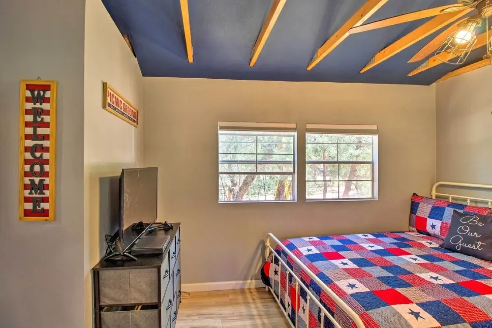 Cozy A-frame Cabin in Overgaard: Pets Welcome