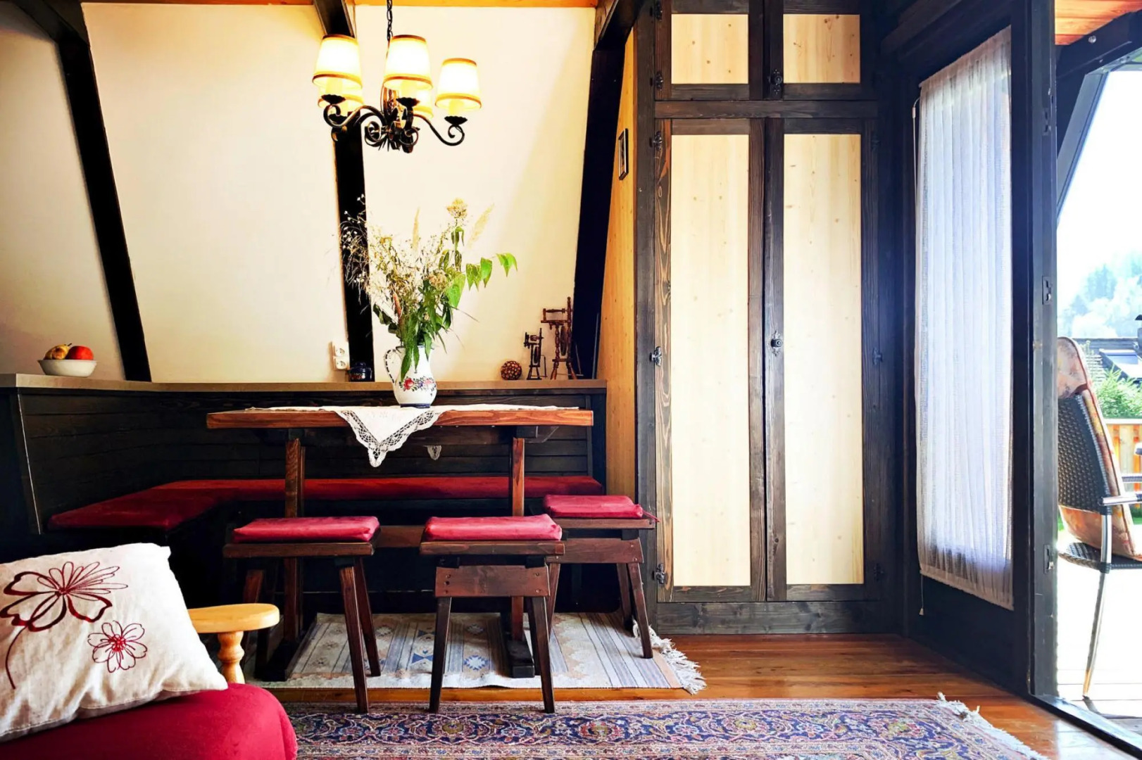 Hut Near Lake Traboch and Eisenerz Alps