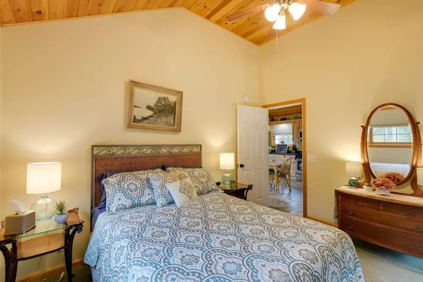 Waterfront Prospect Harbor Cottage: Yard, Fire Pit