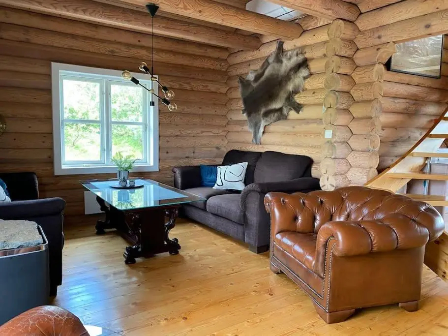 Beautiful cabin with amazing view over Akureyri
