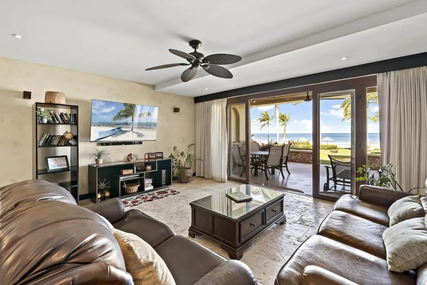 Luxury Beachfront Condo w/ High-End Wood Furnishings and Ocean Views in Exclusive Community