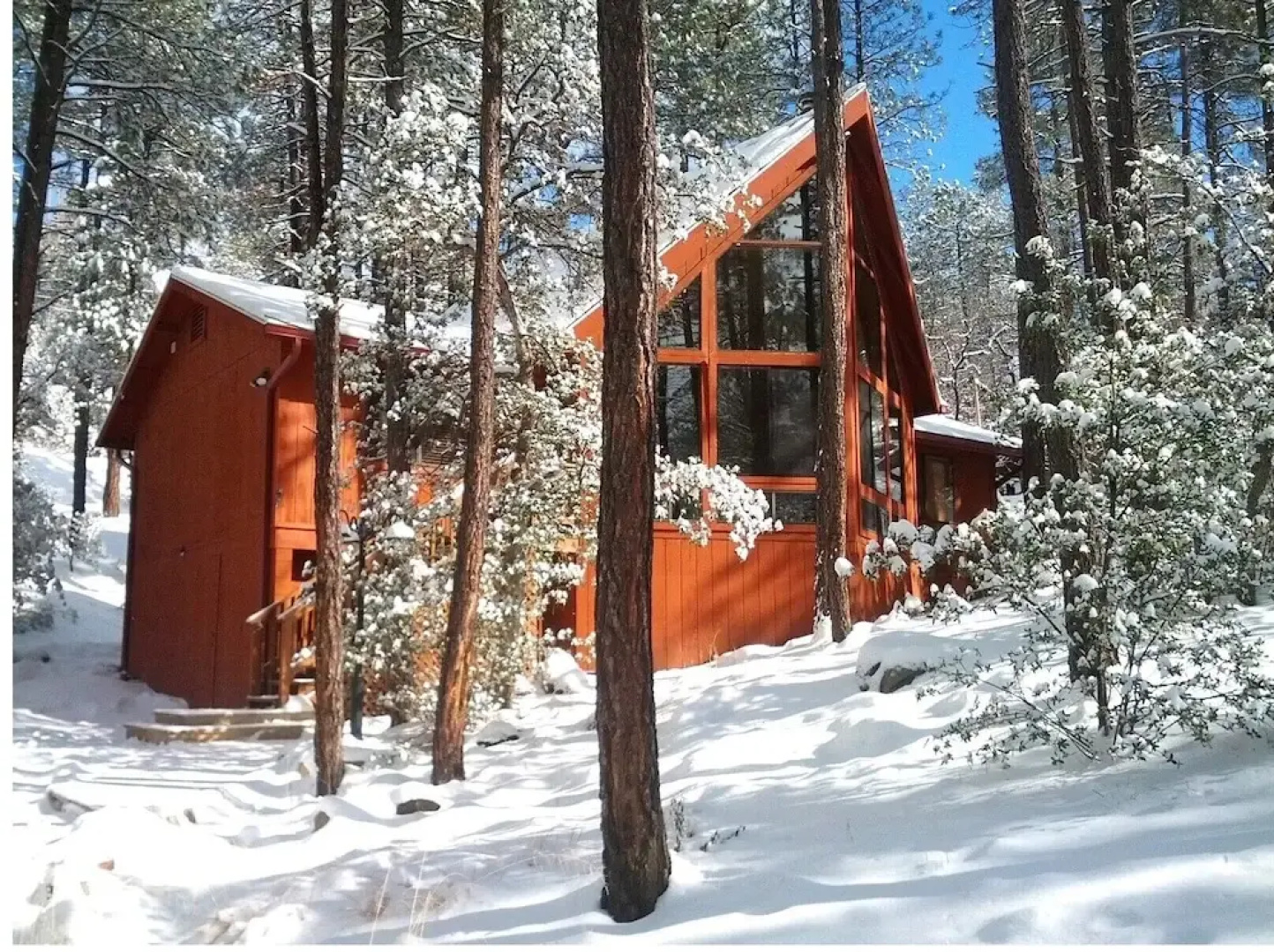 Relax Fireside! Peaceful Forest Haven in Prescott