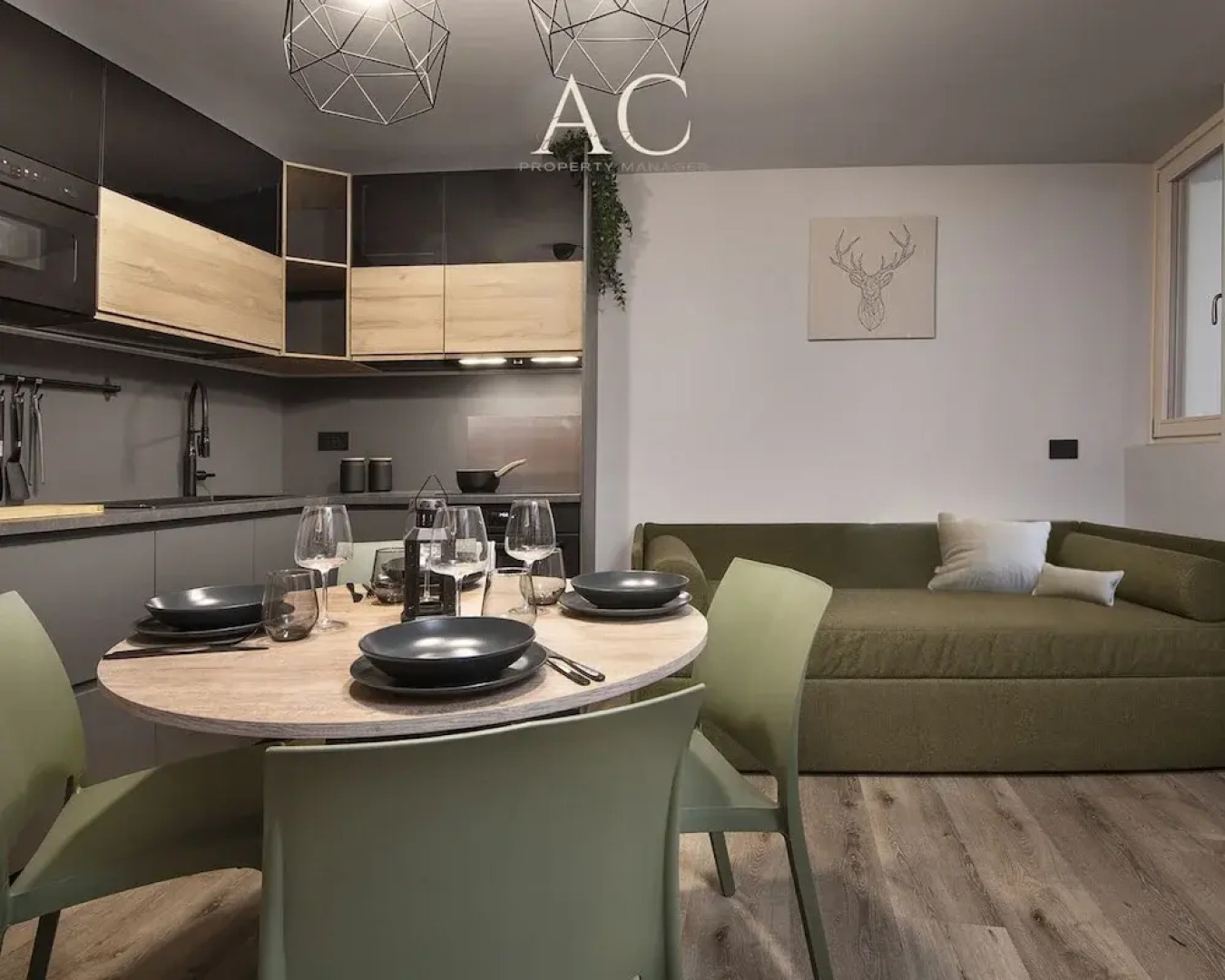 La Tana in Vione With 1 Bedrooms and 1 Bathrooms