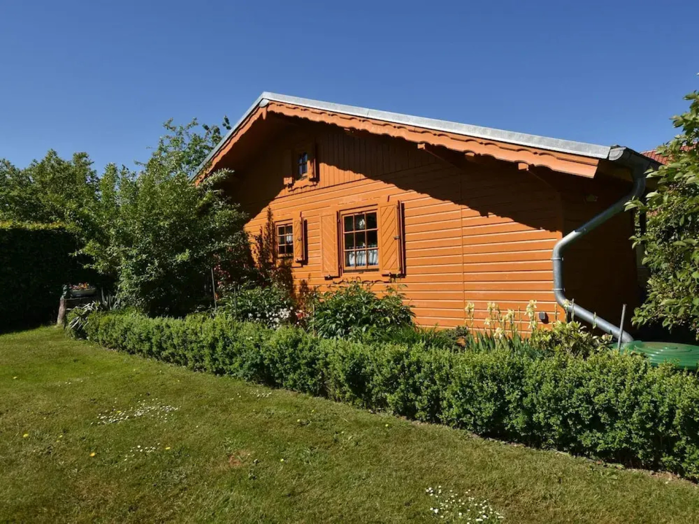 Log Cabin Near Baltic Sea Lighthouse
