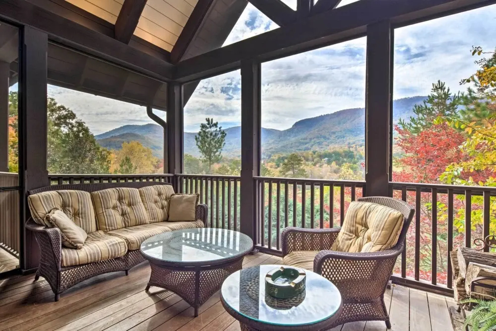Pool & Mountain Views: Stunning Mill Spring Home!