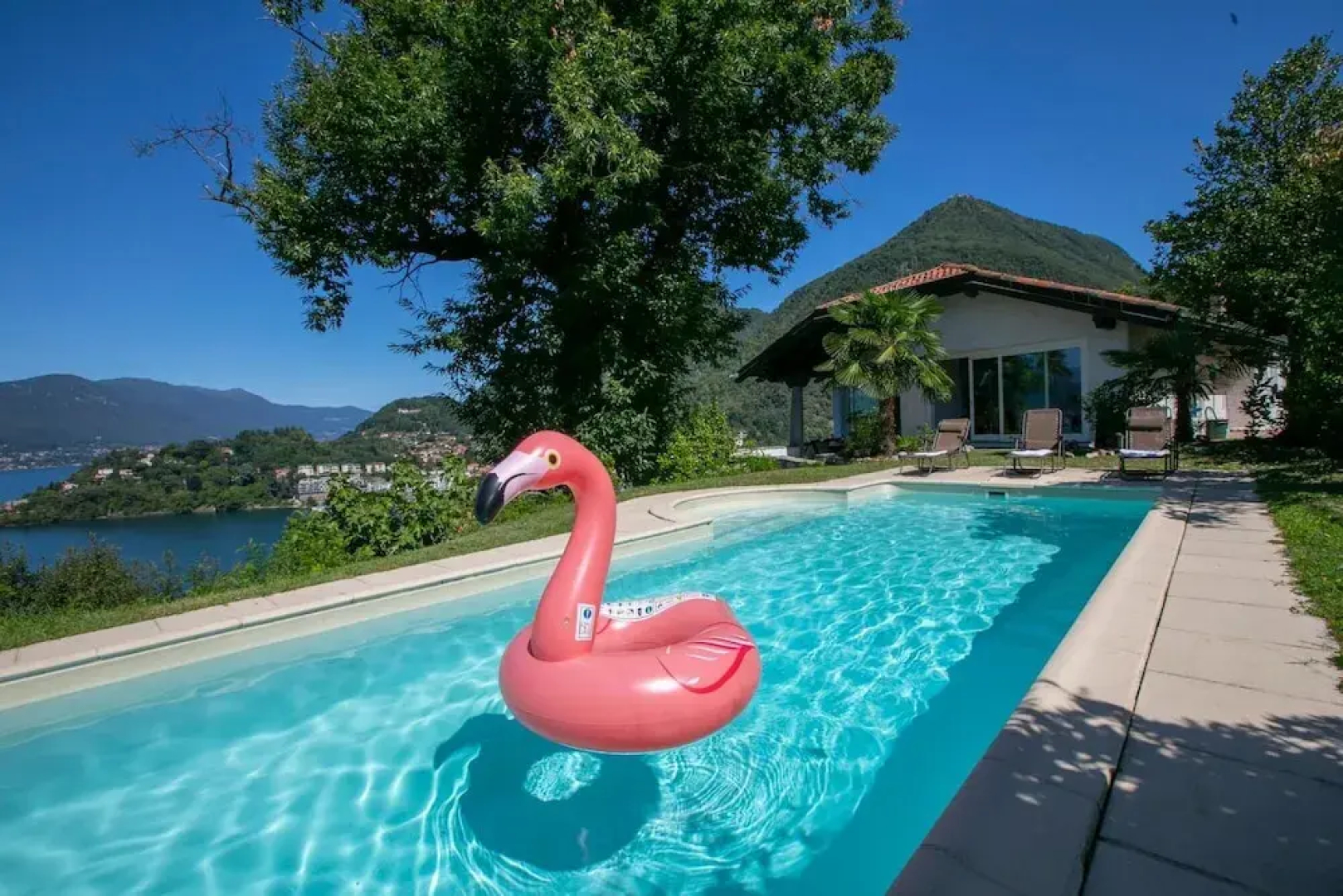 Villa Al Golfo Pool and View