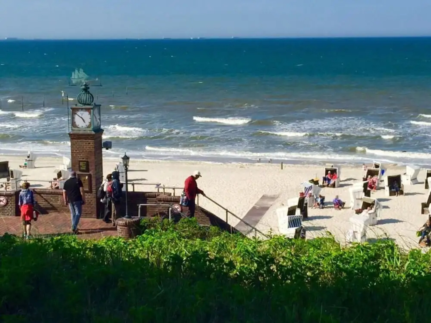 Lagoon on the Wadden See on Wangerooge