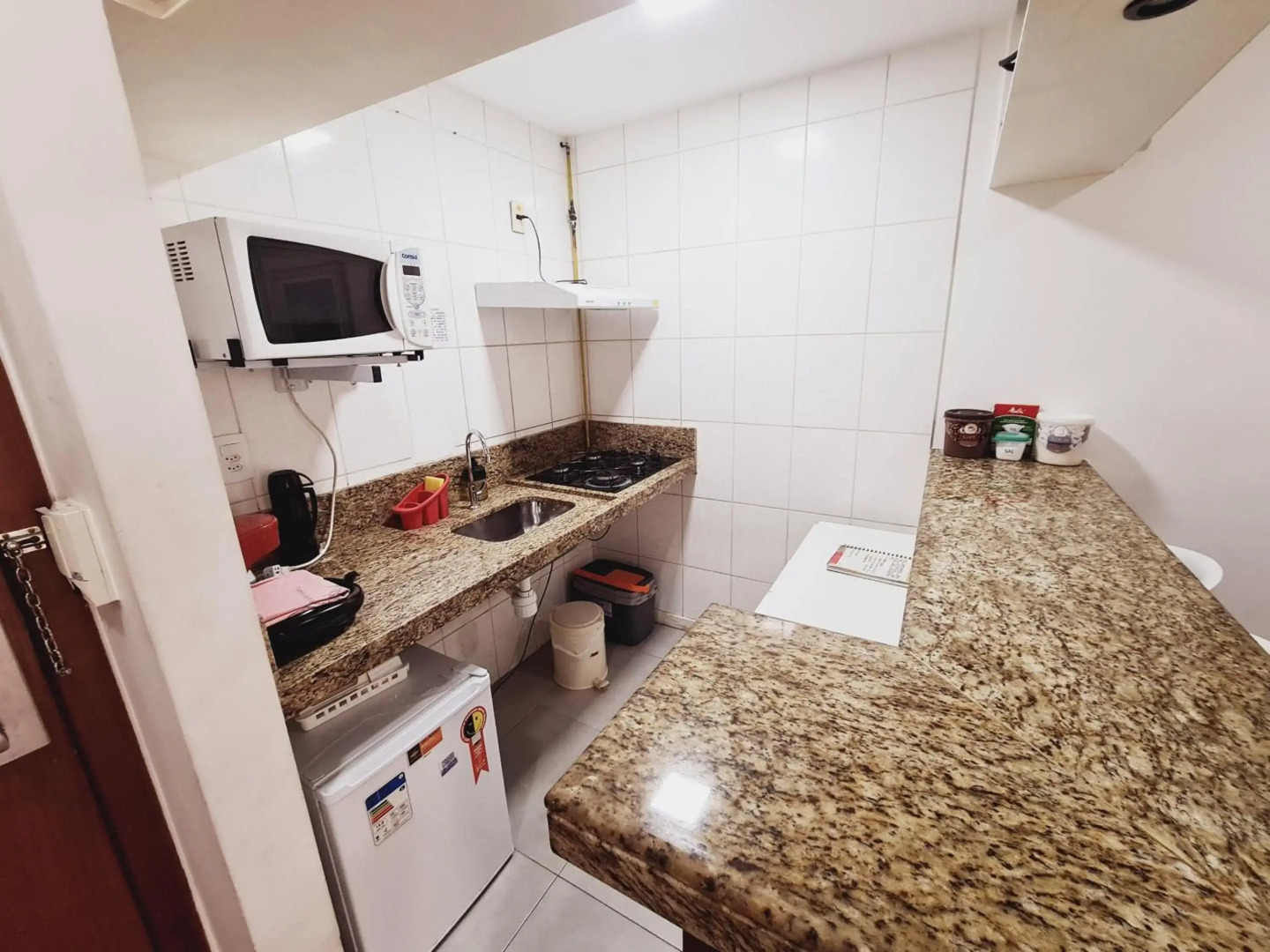 Flat Pasárgada 712, Free Bikes, pé na praia