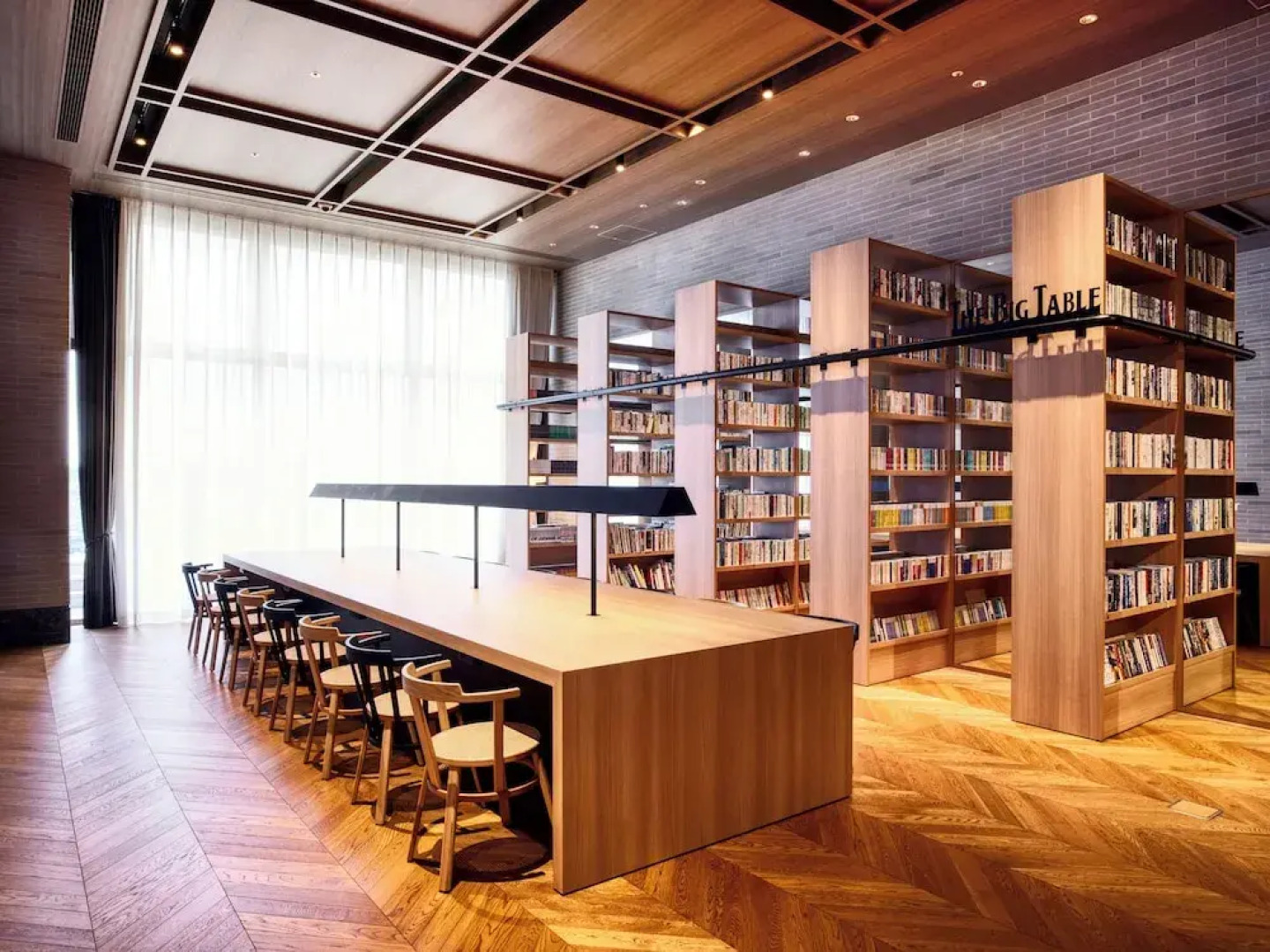 IN THE LIBRARY hotel and books TOKOROZAWA