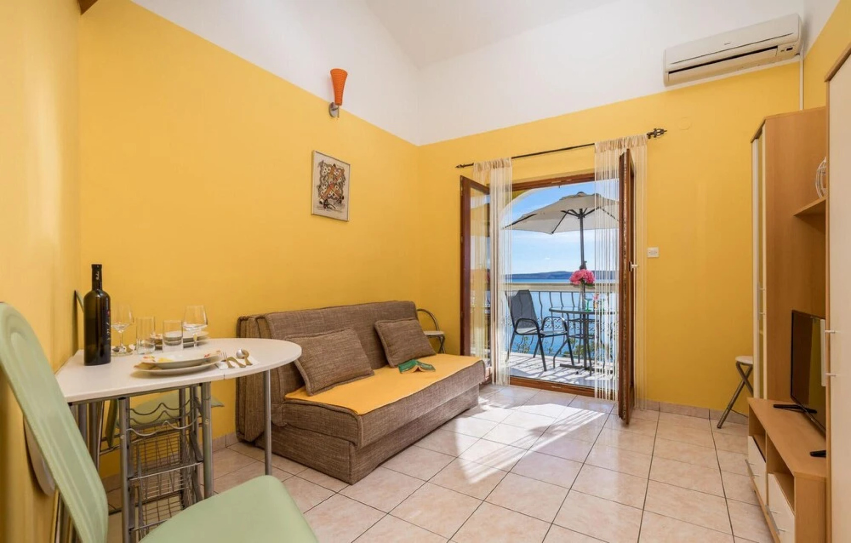 Nice Apartment in Baric Draga With 1 Bedrooms and Wifi